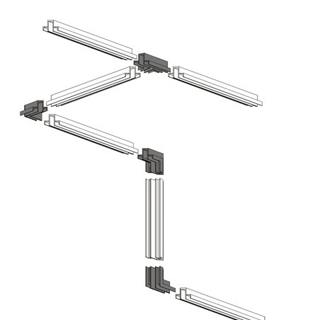 Trimless Prefabricated Corners 90 for CLICK IT