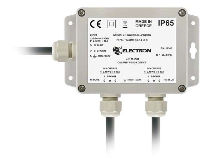 Bluetooth 2ch Relay Switch (DEM.231)