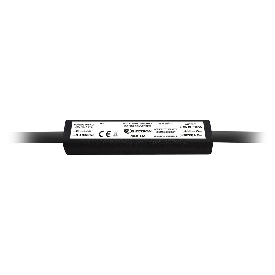 Single Channel DC to DC Converters IP68 PWM Dim. Const.Cur.