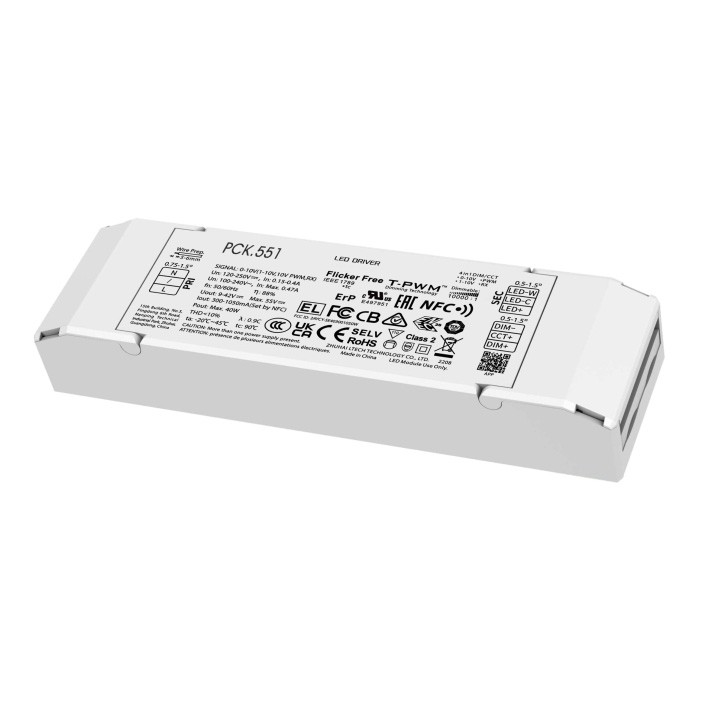 2ch 0-10V/1-10V to Const.Cur. NFC Prog. LED Driver Conv. PCK.551