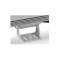 Ground bracket INOX-304 as standard for 30.5/25/30cm