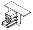 End cap recessed 3 CIRCUIT